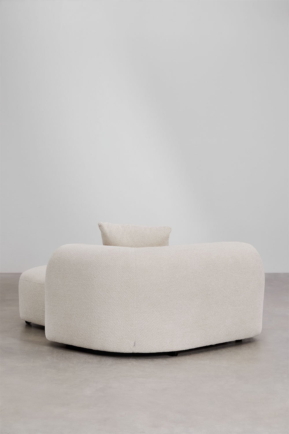 Rechtes Chaiselongue-Modul für modulares Sofa in Chenille Coco, Galeriebild 4