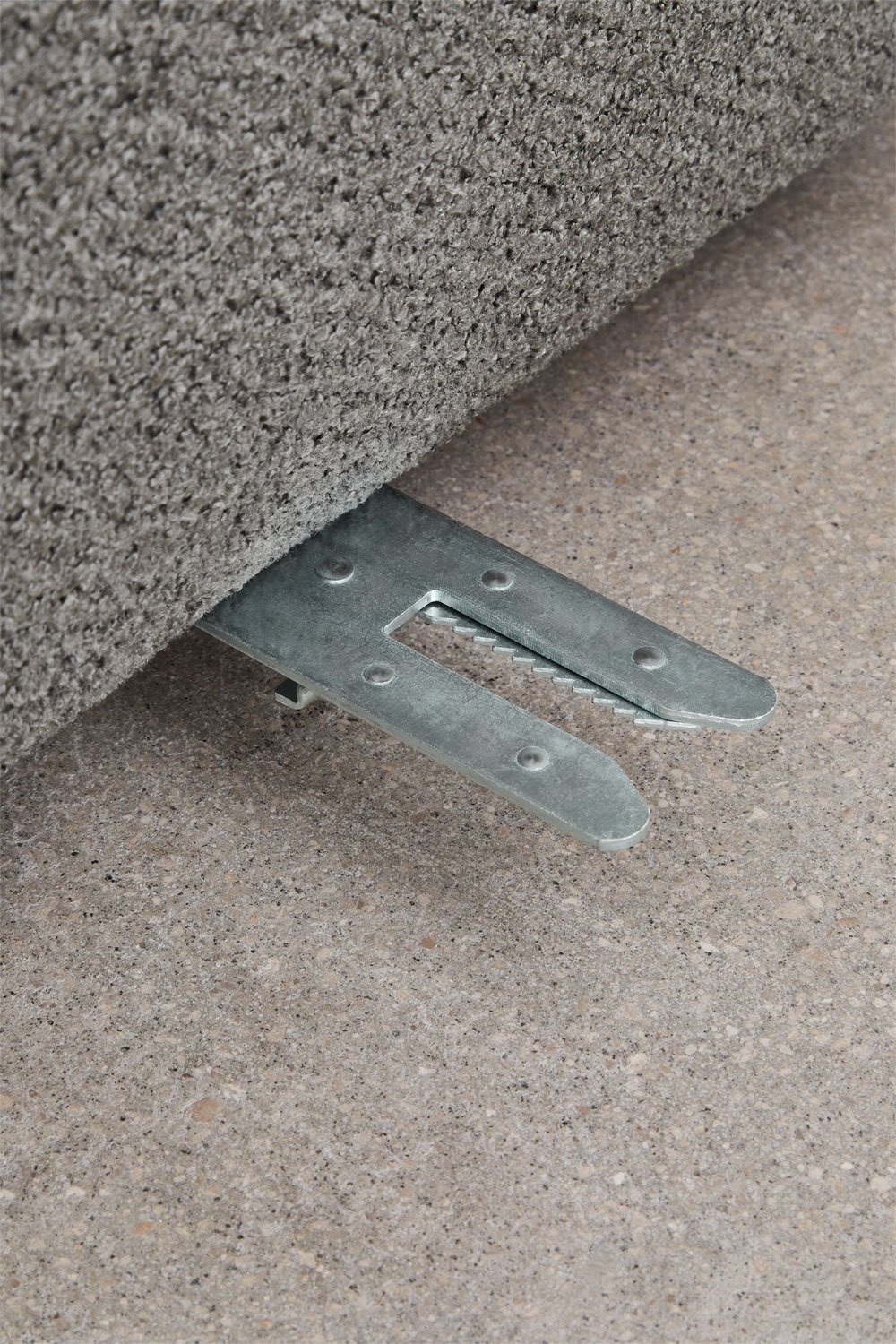 Modulares 4-teiliges Chaiselongue-Sofa links aus Coco-Chenille, Galeriebild 13