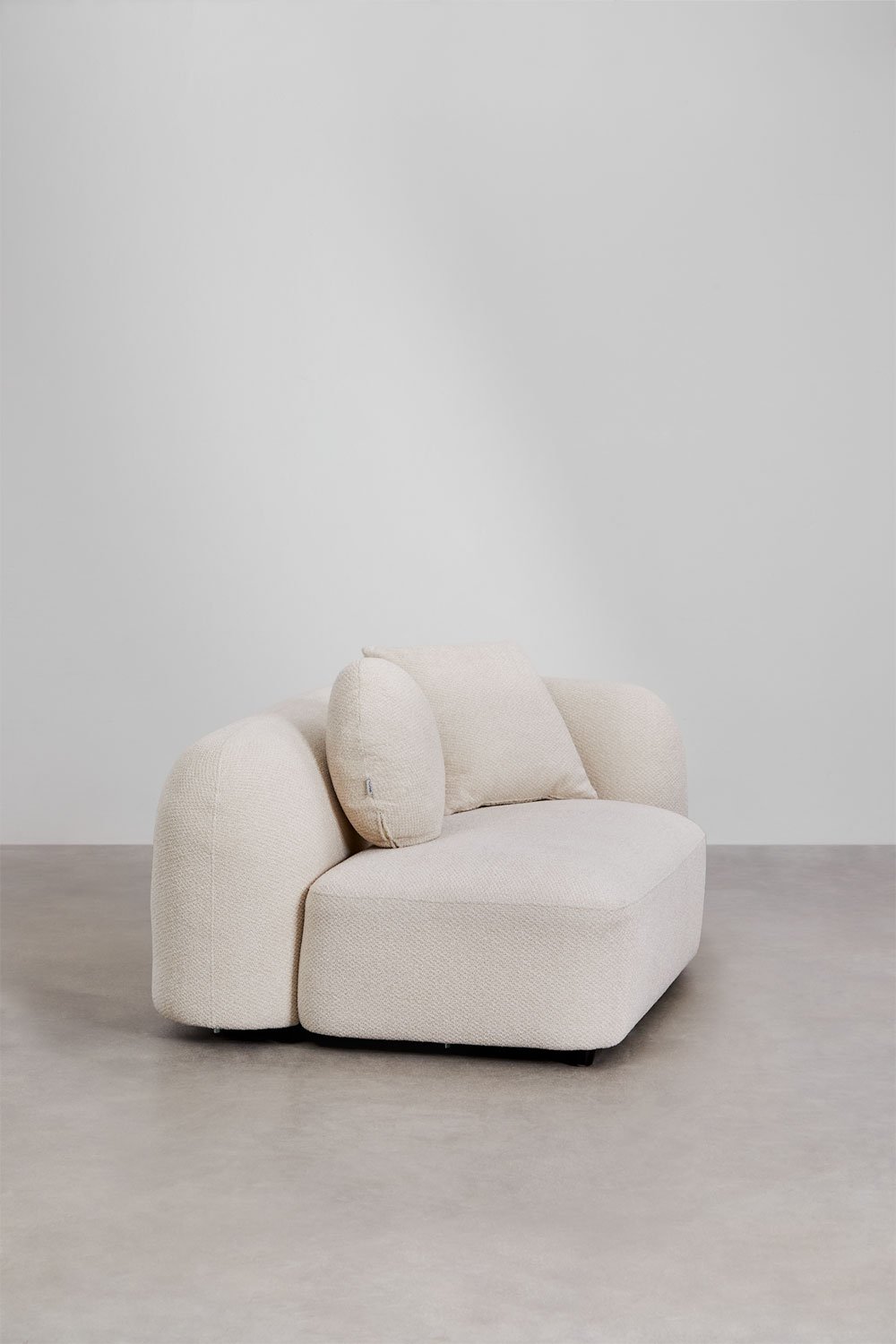 2-Sitzer-Eckmodul rechts für Modulsofa aus Coco-Chenille, Galeriebild 3