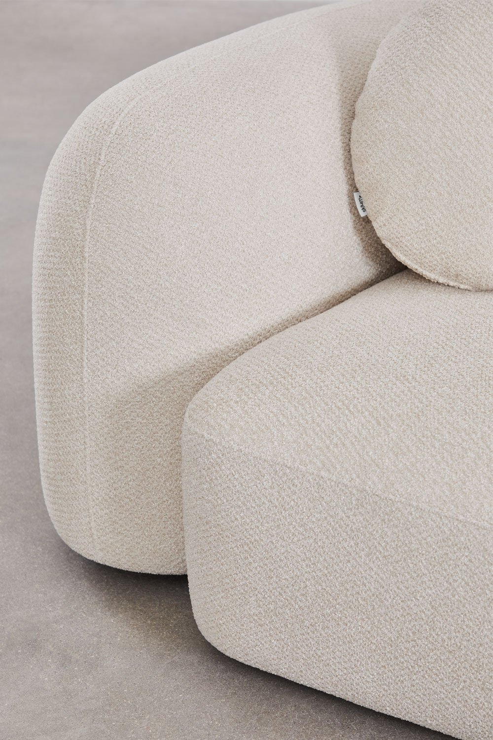 2-Sitzer-Eckmodul rechts für Modulsofa aus Coco-Chenille, Galeriebild 5