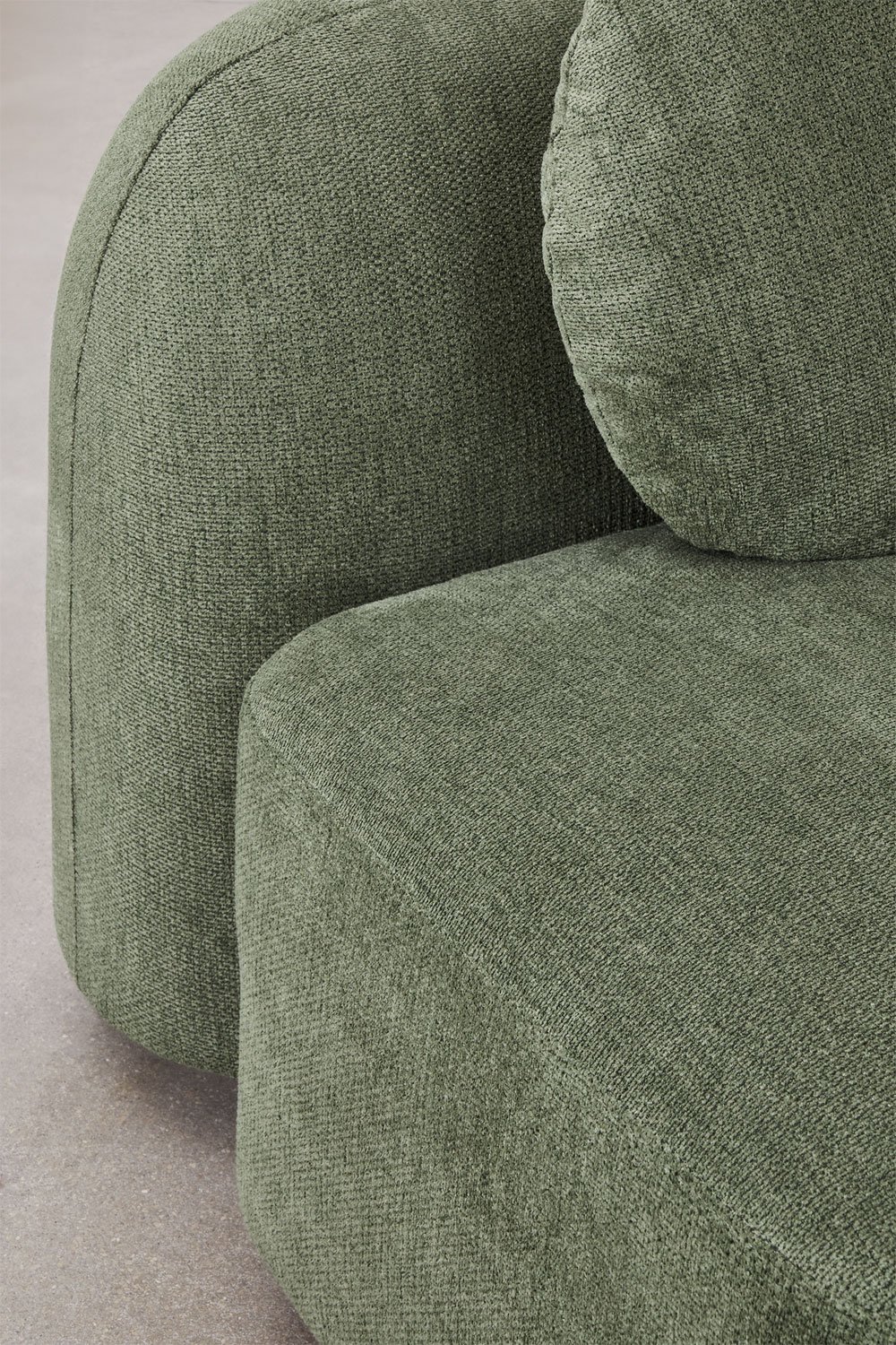 2-Sitzer-Eckmodul rechts für Modulsofa aus Coco-Chenille, Galeriebild 6