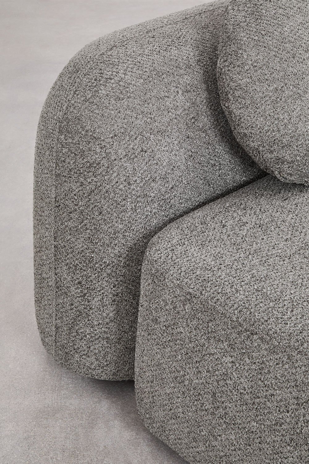 2-Sitzer-Eckmodul rechts für Modulsofa aus Coco-Chenille, Galeriebild 5