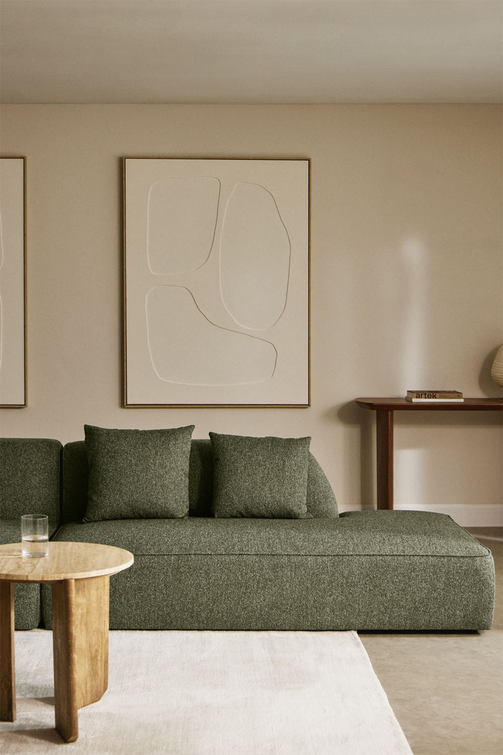 Rechtes Recamiermodul für das modulare Sofa Cardea, gepolstert, Galeriebild 9