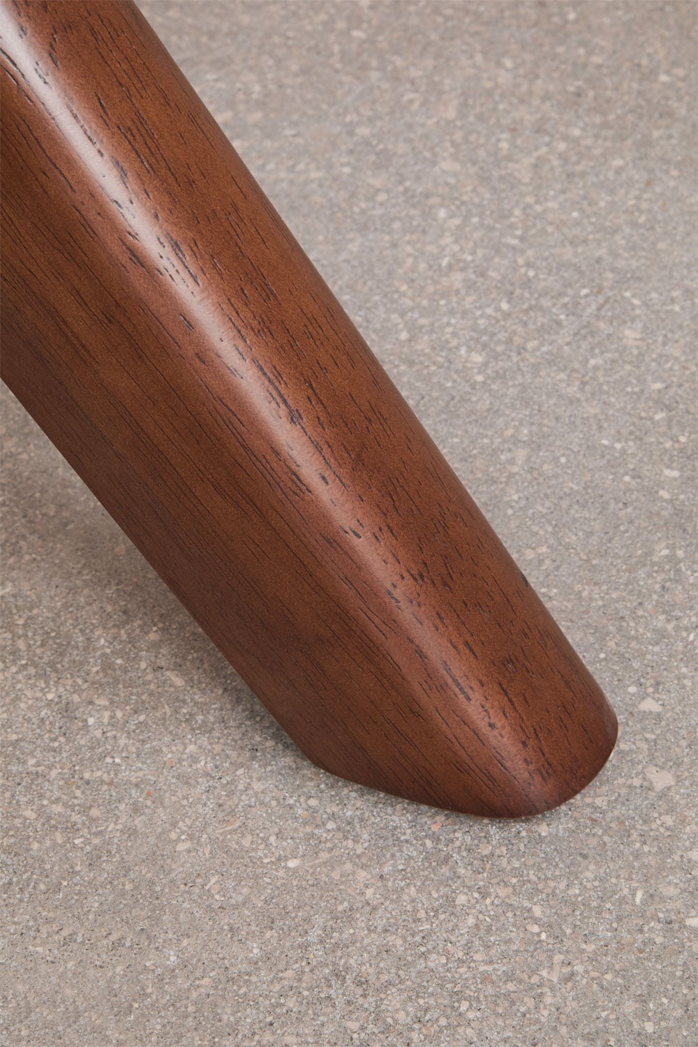 Runder Esstisch Ø120 cm aus MDF und Arnaiz-Gummibaumholzfurnier, Galeriebild 6