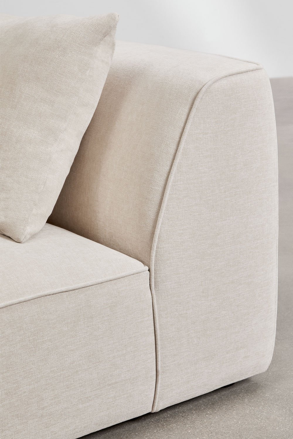 Cardea 2-teiliges modulares Ecksofa mit gepolsterter rechter Chaiselongue, Galeriebild 2