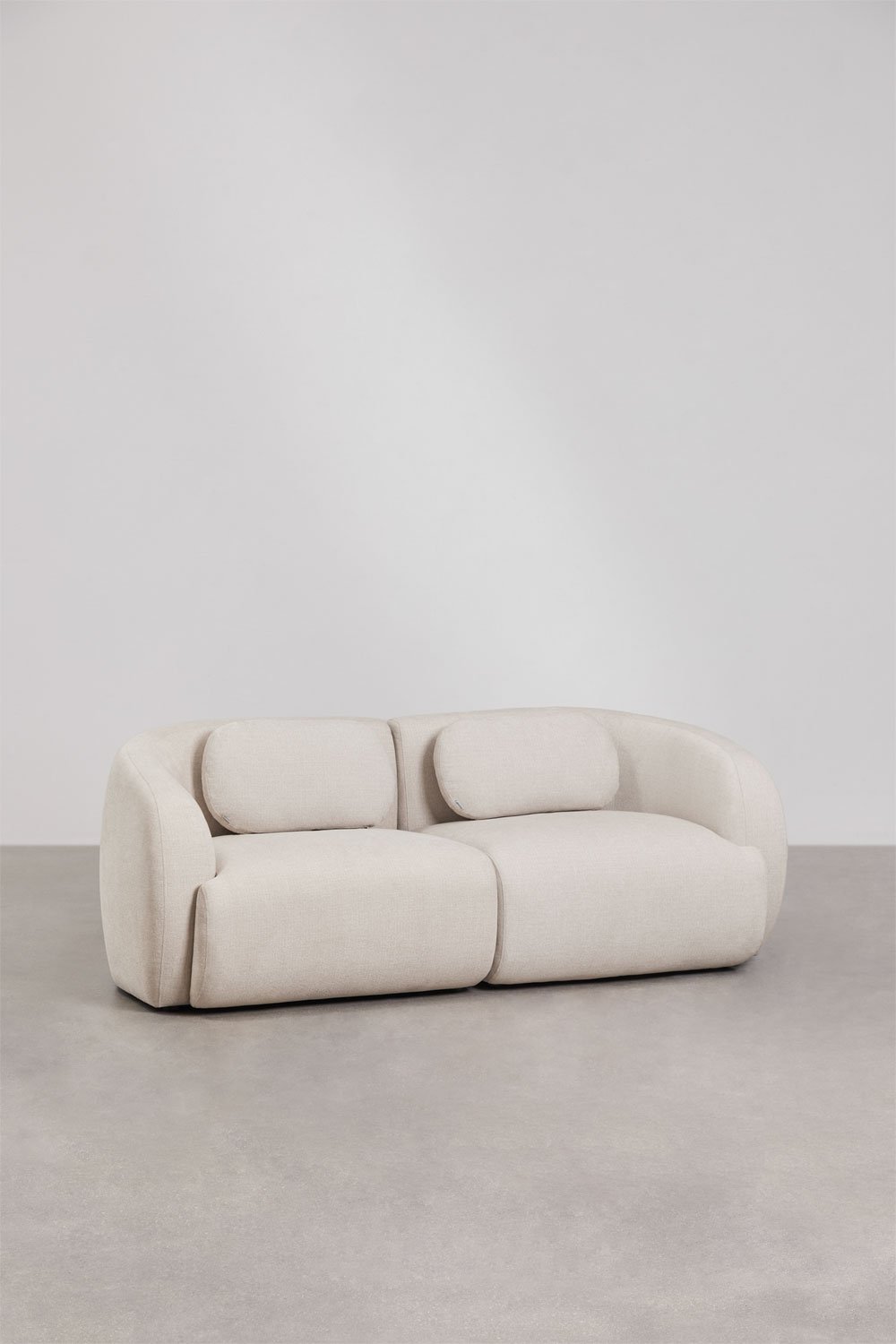 2-teiliges modulares Chenille-Sofa Coquette, Galeriebild 1