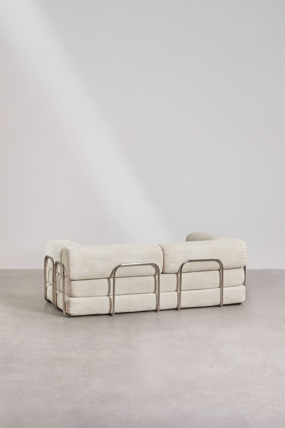 Zweisitziges Schlafsofa aus Vakuumverpacktem Cordstoff Igone, Galeriebild 11