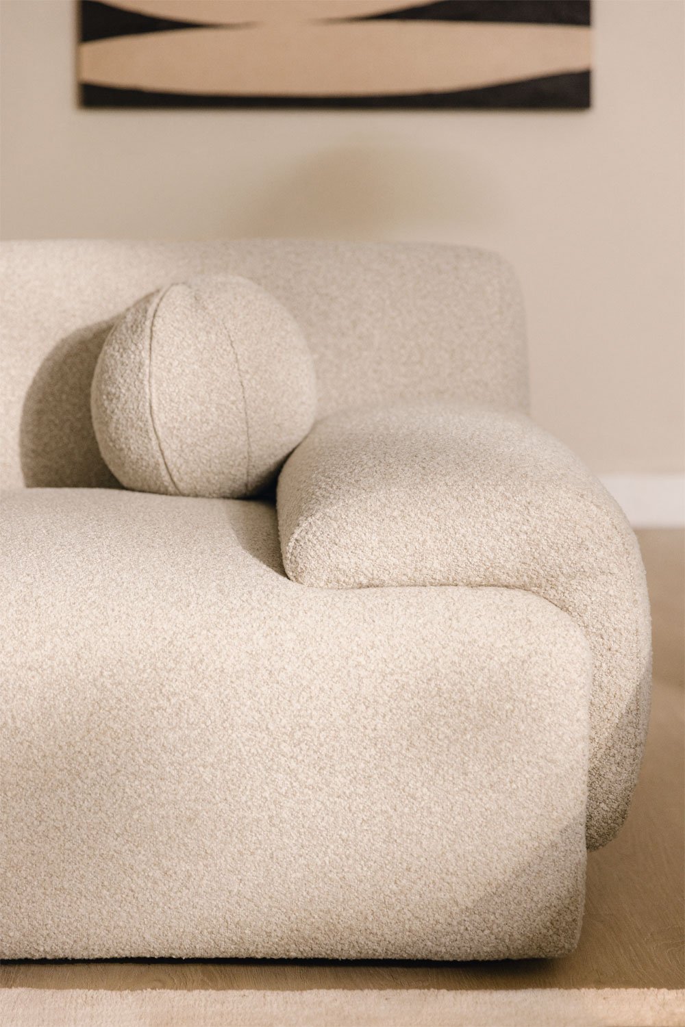 Shirina 2-Sitzer-Sofa aus Bouclé-Stoff, Galeriebild 2
