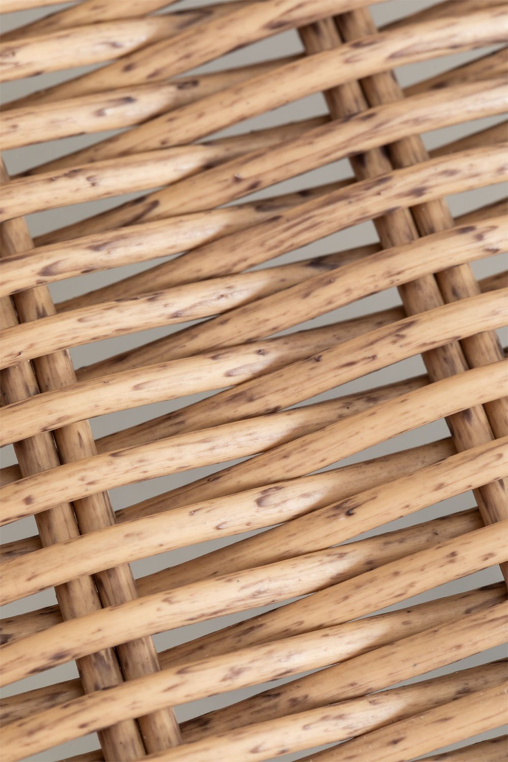 Pack mit 2 stapelbaren hohen Gartenhockern aus synthetischem Rattan Reiven, Galeriebild 8