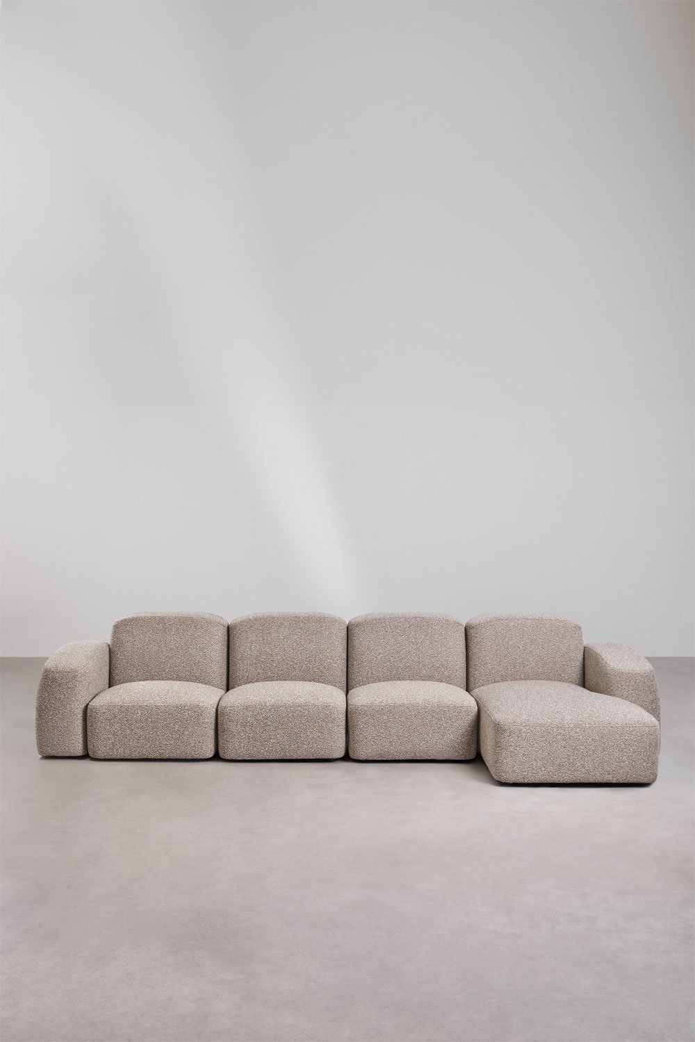 Bastian 4-teiliges rechtsseitiges Chaiselongue-Modulsofa, Galeriebild 5
