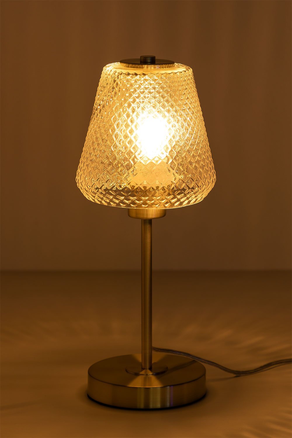 Tischlampe Taylor aus Eisen und Glas, Galeriebild 4