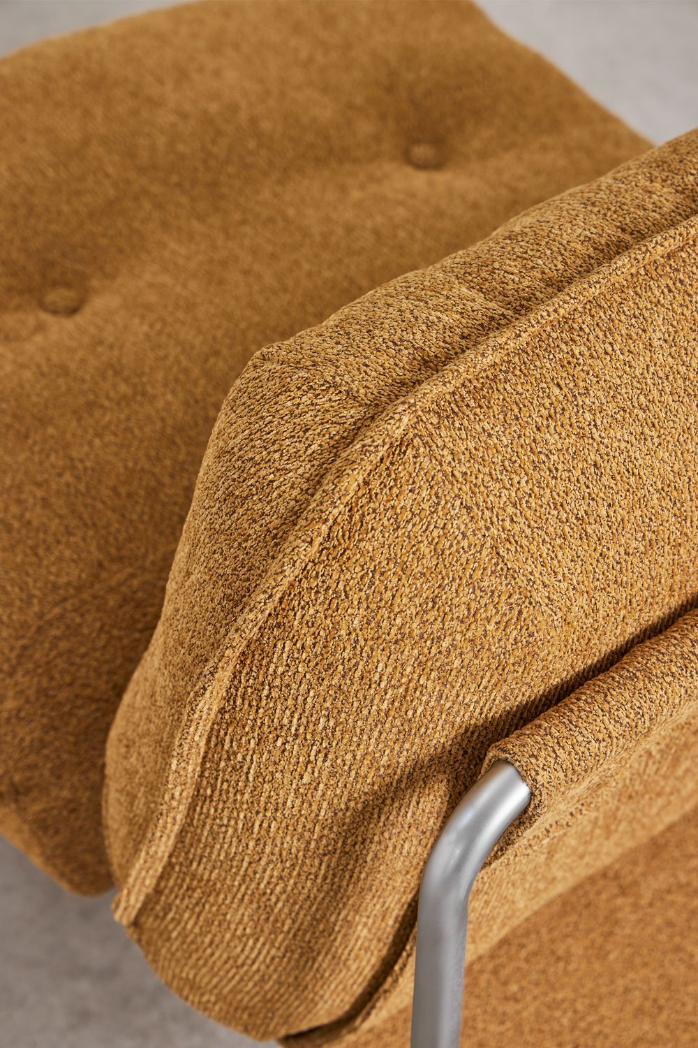 Packung mit 2 Matilda-Sesseln aus Bouclé-Stoff, Galeriebild 4