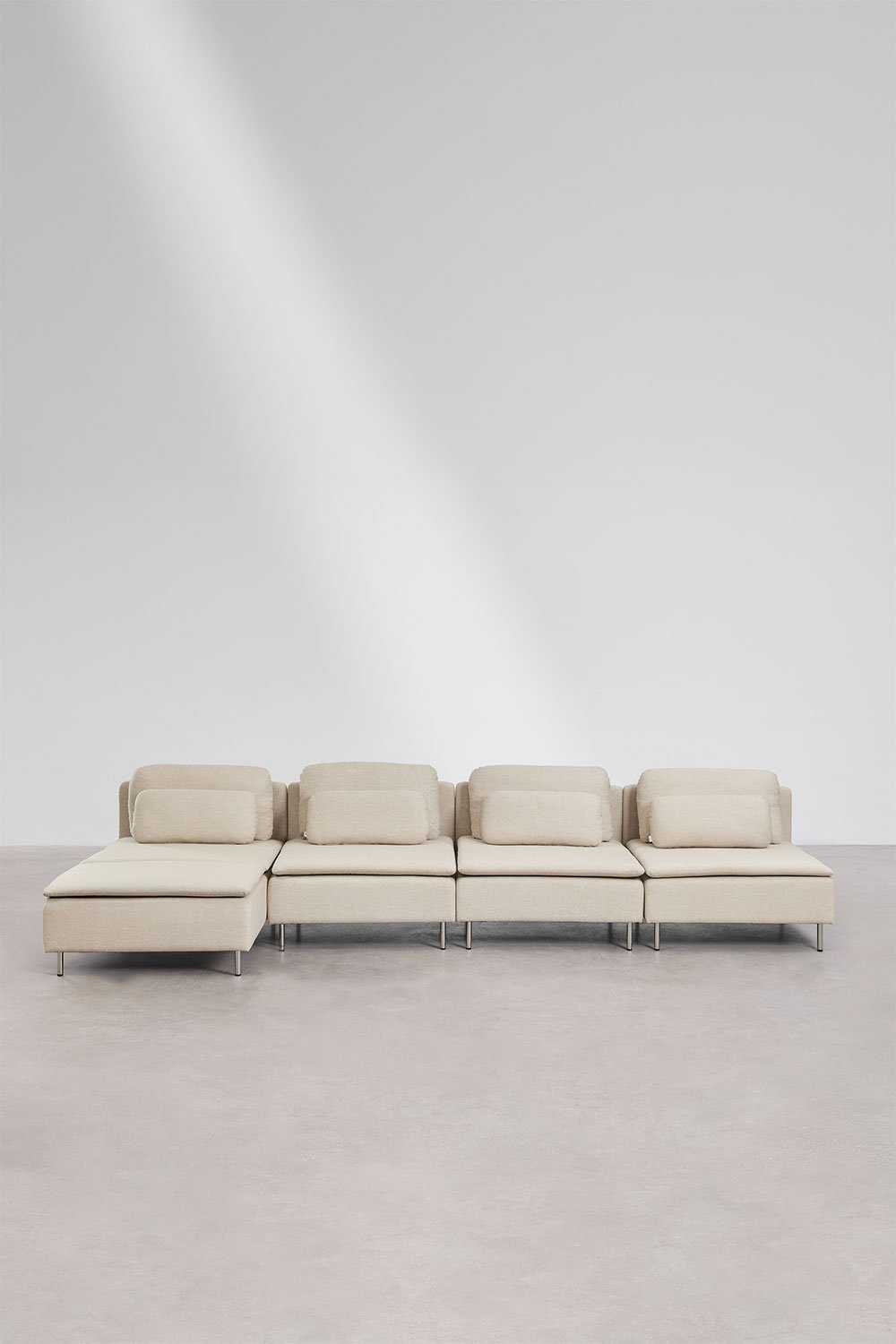 Oriol 4-teiliges Chaiselongue-Modulsofa links, Galeriebild 4