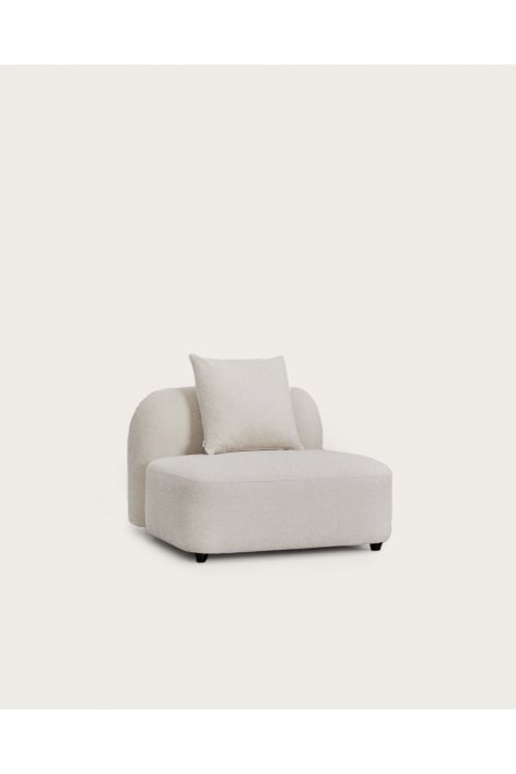 Zentralmodul für modulares Sofa aus Coco-Chenille