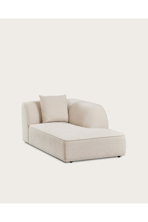 Rechte Chaiselongue für gepolstertes Modulsofa Cardea