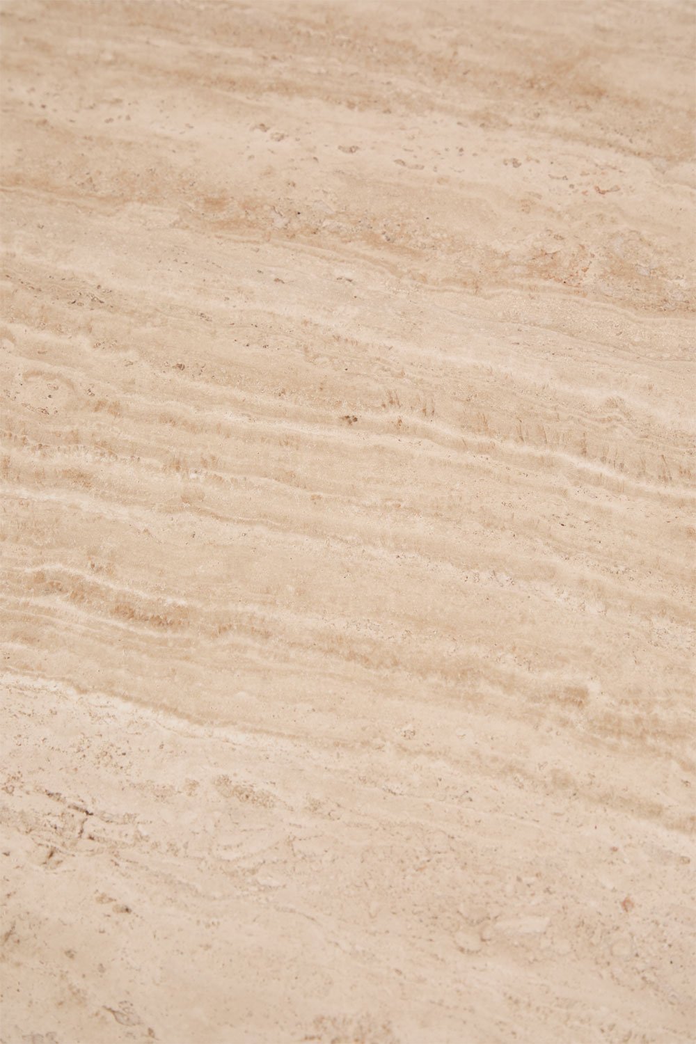 Runder Couchtisch aus Naturstein und Mangoholz Lavinia, Galeriebild 6