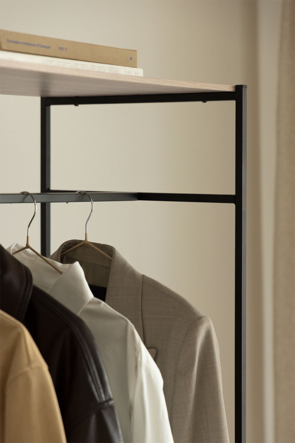 Offener Schrank aus Holz und Metall Baxter, Galeriebild 2