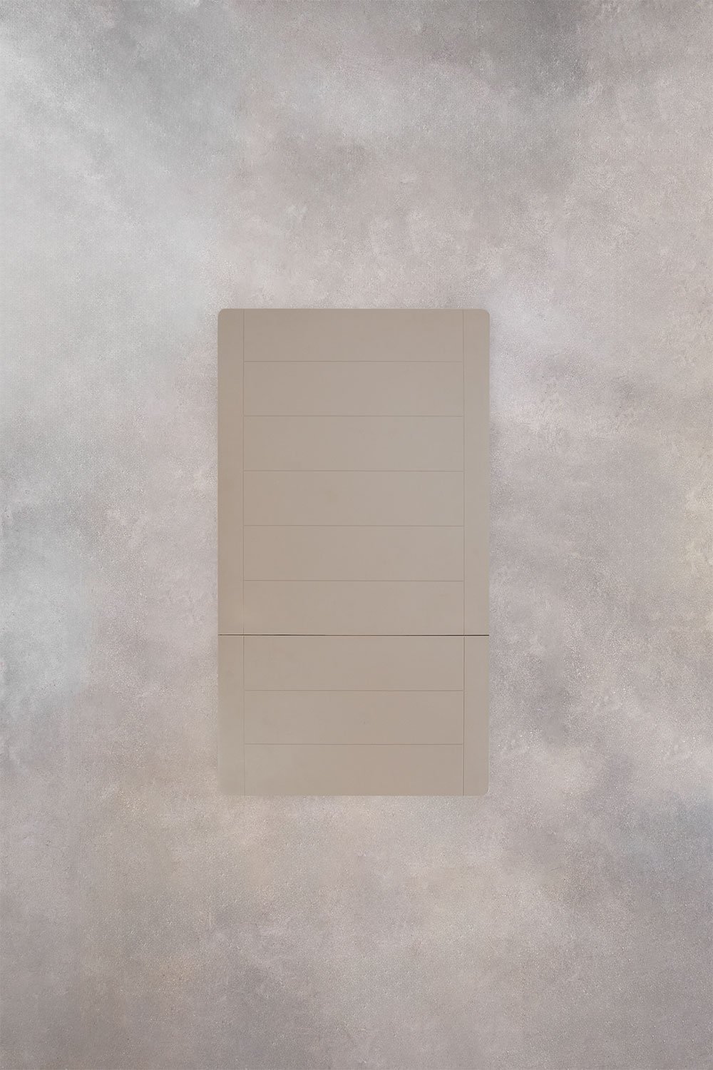 Rechteckiger Gartentisch 180-300x100 cm ausziehbar aus Aluminium Milenca, Galeriebild 7