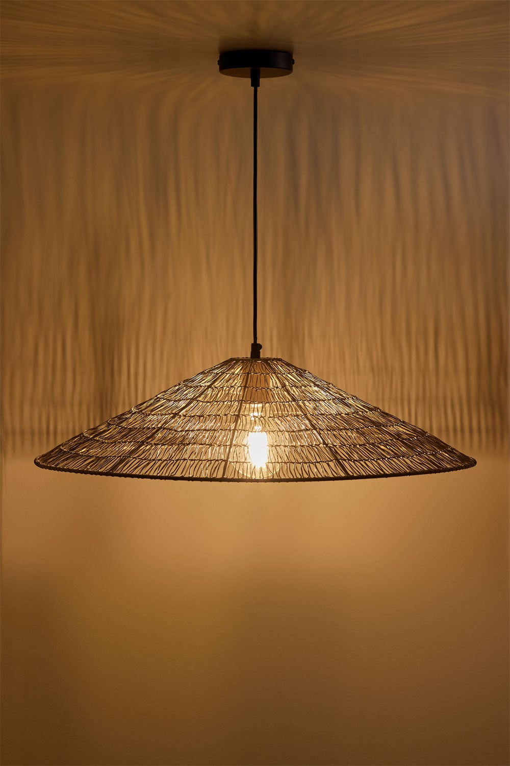 Hängende Deckenlampe Ø65 cm aus Eisen Benilde, Galeriebild 4