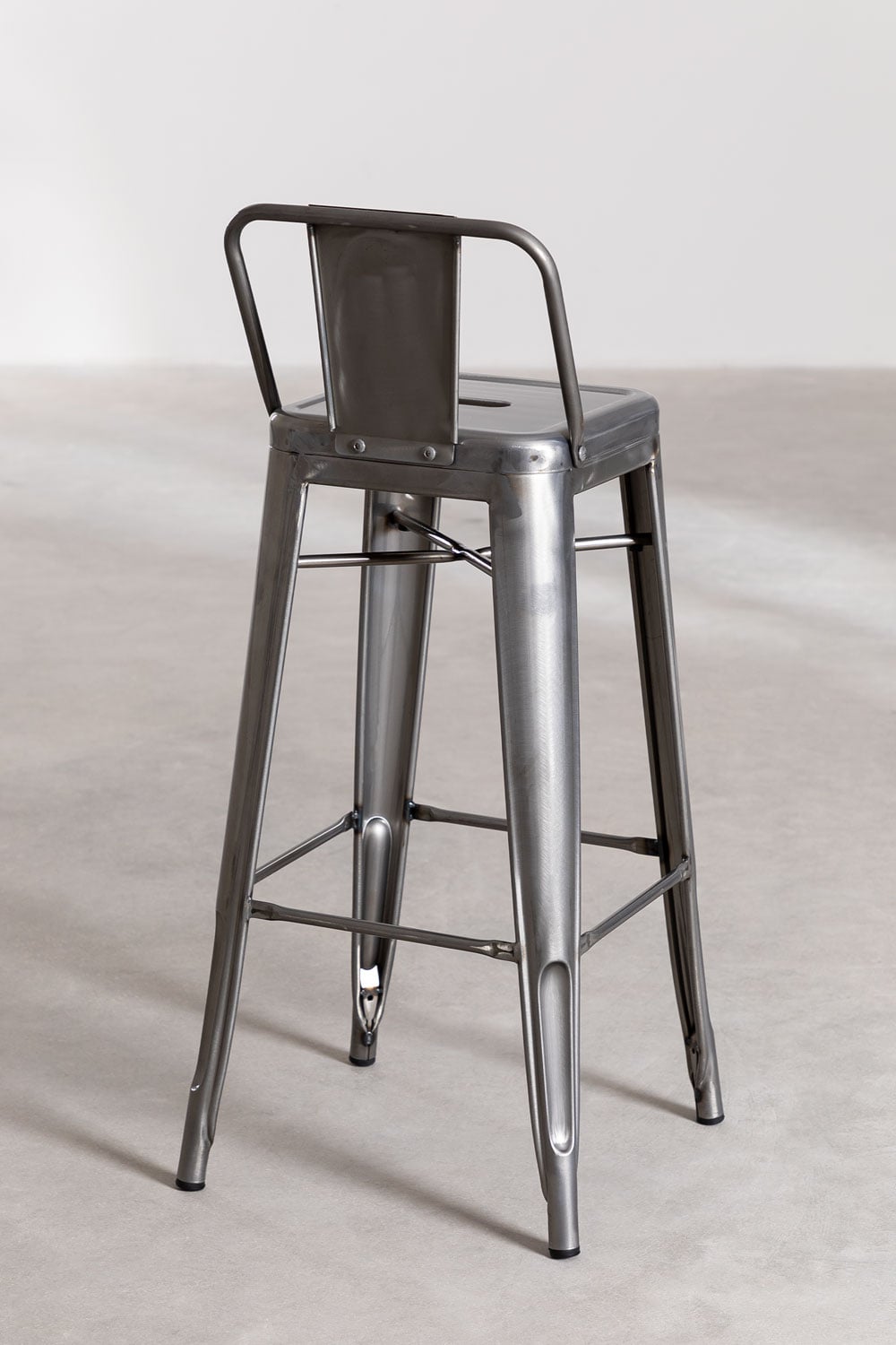 2er-Pack Barhocker ↑75 cm mit Lix-Stahlrückenlehne, Galeriebild 5