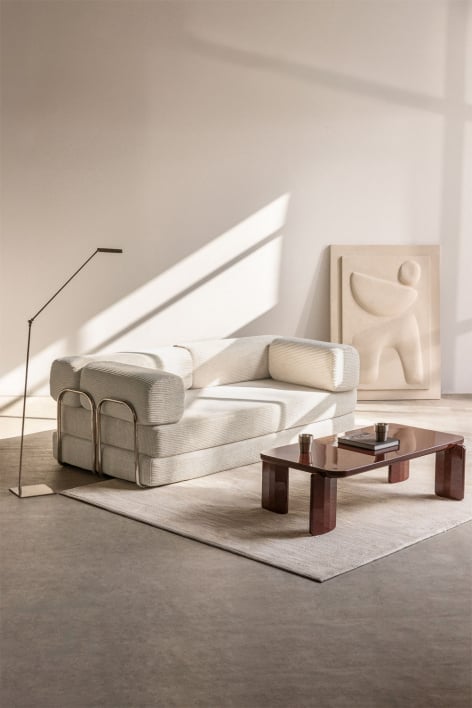 Igone vakuumverpacktes 2-Sitzer-Schlafsofa aus Cord