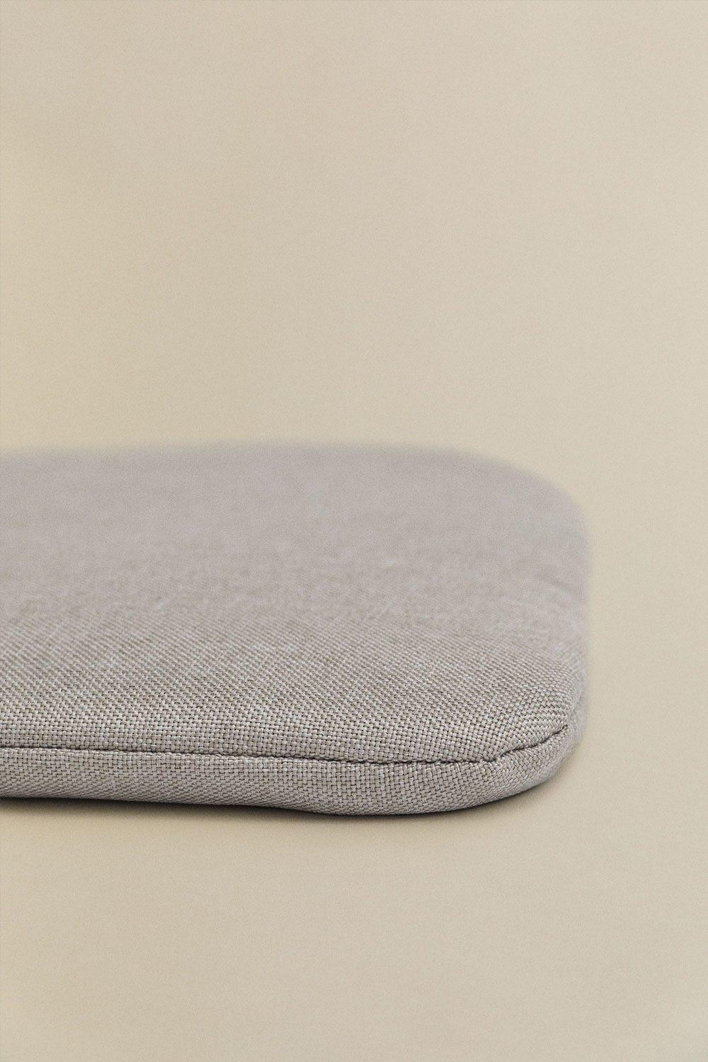 LA TUA CASA Gepolstertes Liegestuhl-Kissen – 50x154 Cm, Mit Bordüre, Aus Polyester, Gelb, Made In Italy