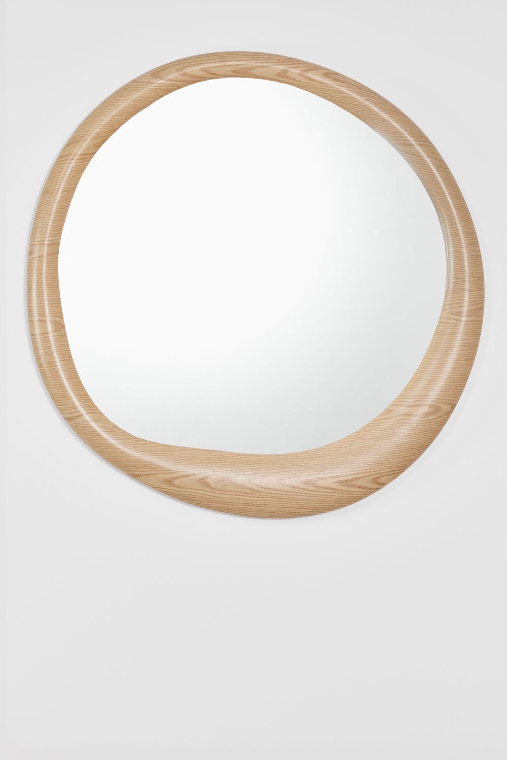 Runder Wandspiegel Ø100 cm aus MDF Zunire, Galeriebild 3