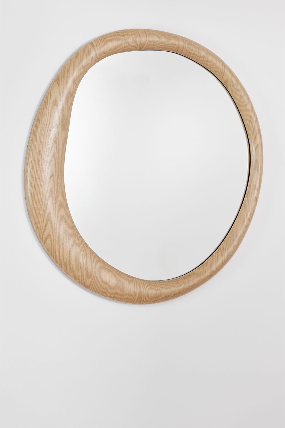 Runder Wandspiegel Ø100 cm aus MDF Zunire, Galeriebild 4