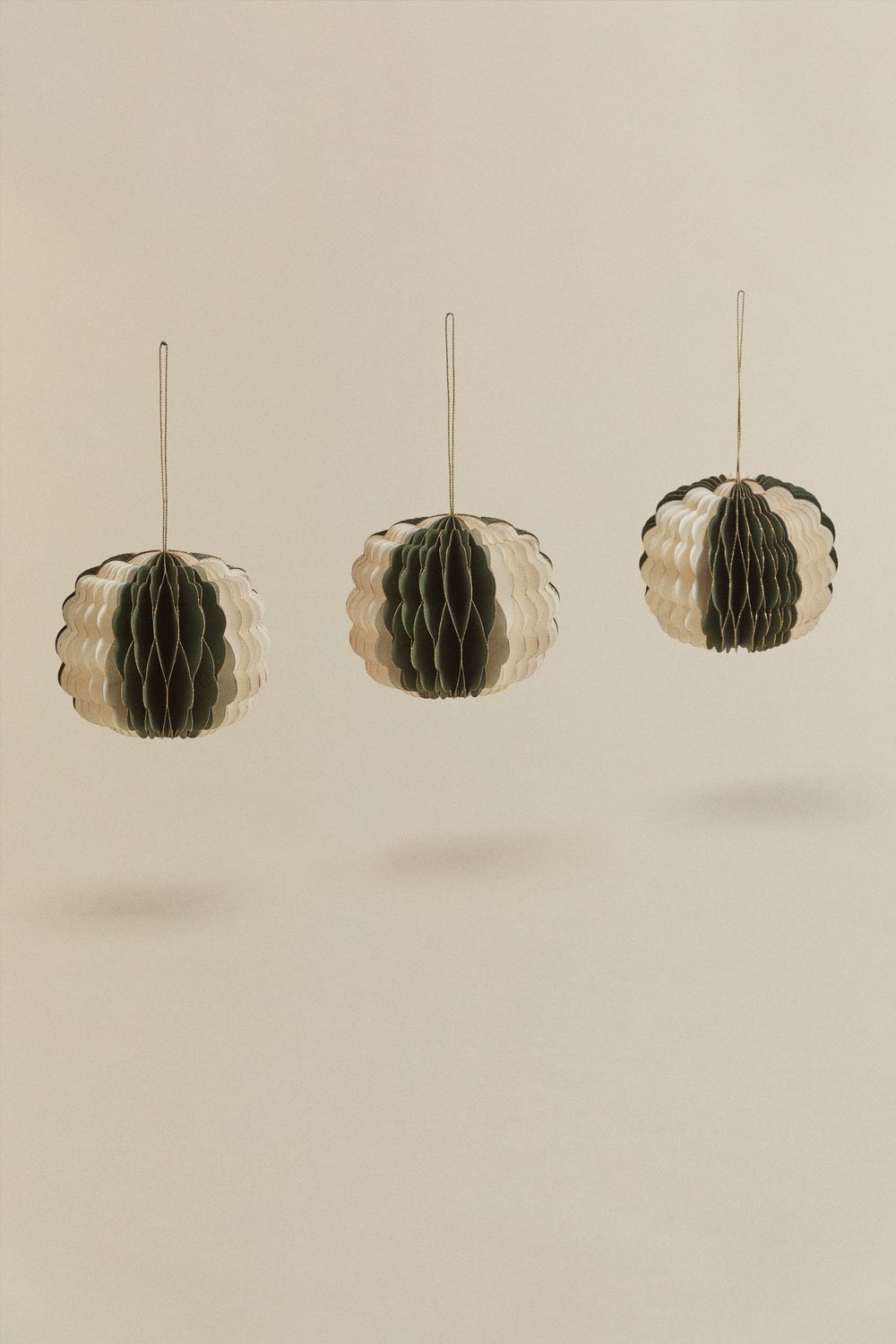 3er-Pack Weihnachtsschmuck aus Briluma-Papier, Galeriebild 2