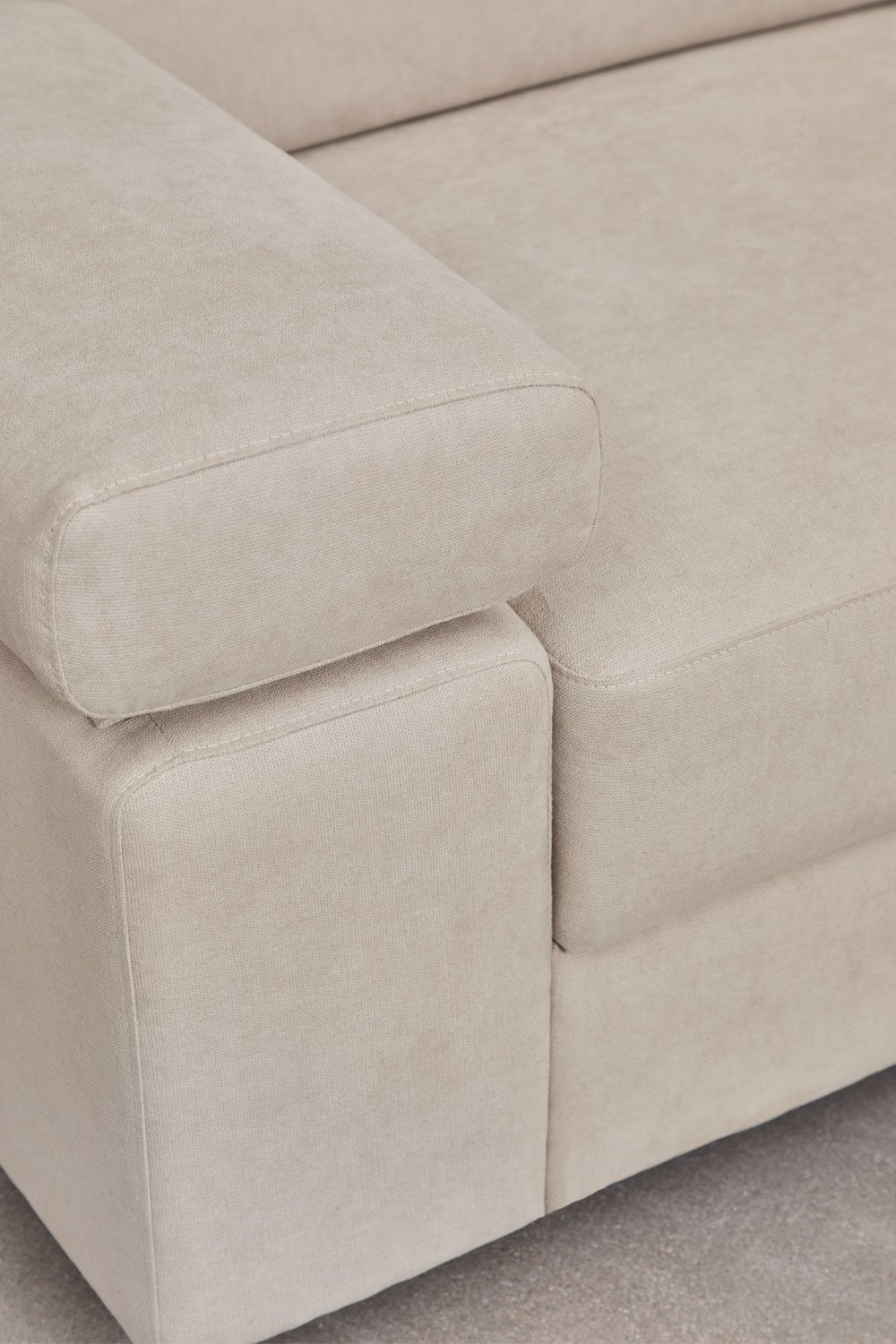 Rechtsseitiges 3-Sitzer-Chaiselongue-Sofa mit verstellbarer Kopfstütze und ausziehbaren Sitzen Aramis, Galeriebild 11