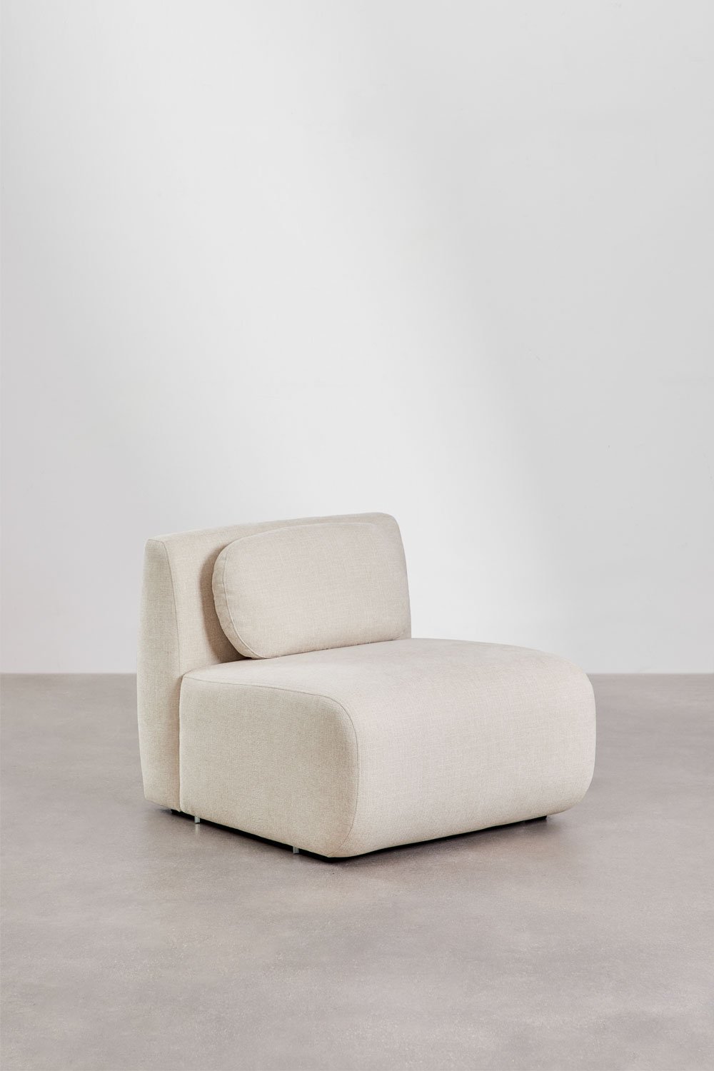 Zentrales Modul für modulare Couch aus Chenille Marrakech, Galeriebild 3