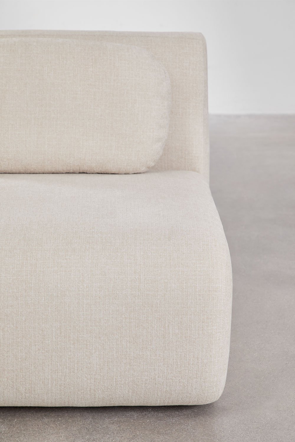 Zentrales Modul für modulare Couch aus Chenille Marrakech, Galeriebild 4