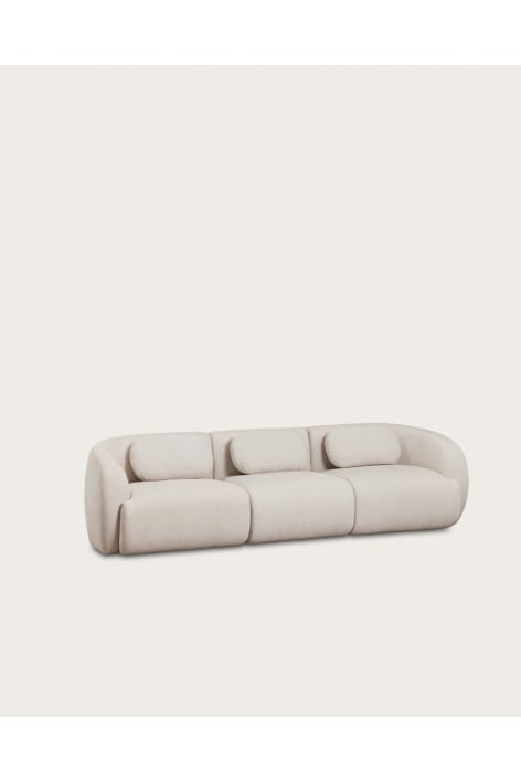 3-teiliges modulares Chenille-Sofa Coquette