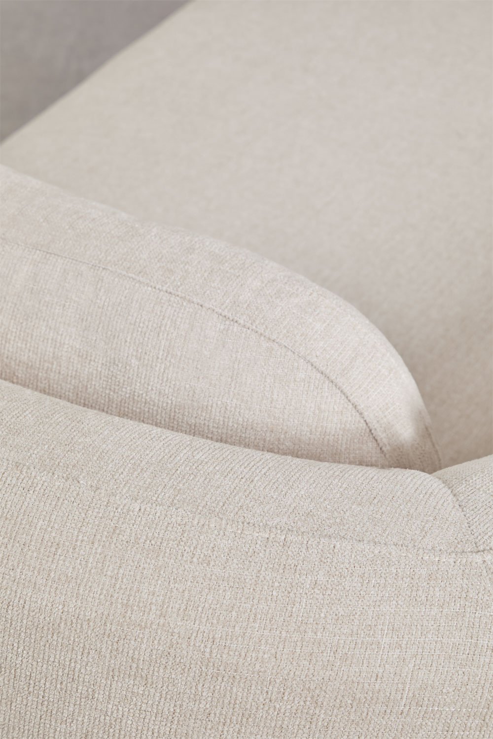 Modulares Ecksofa mit linker Chaiselongue, 3-teilig, aus Chenille Coquette, Galeriebild 4