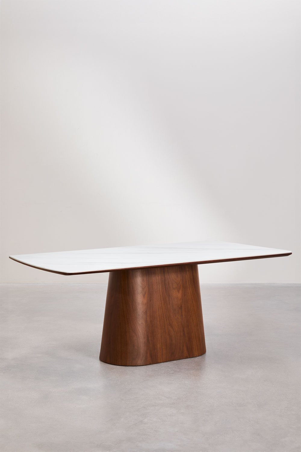 Rechteckiger Esstisch 200x100 cm aus Aura-Holz, Galeriebild 3