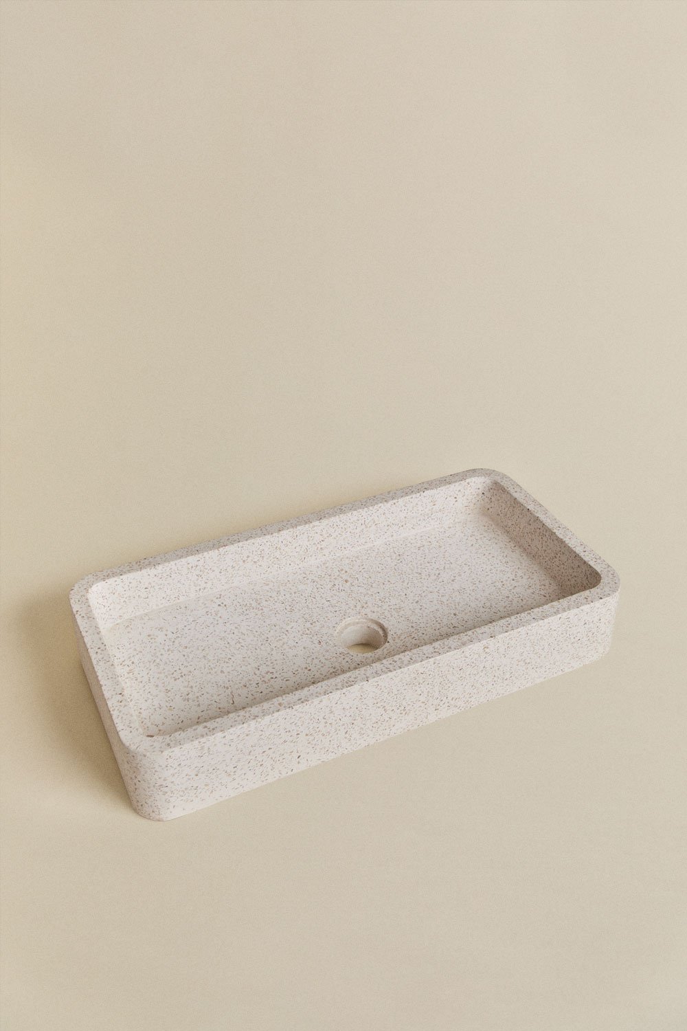 Hängendes Badezimmermöbel-Set 130x45 cm aus Teakholz Neill, Galeriebild 5