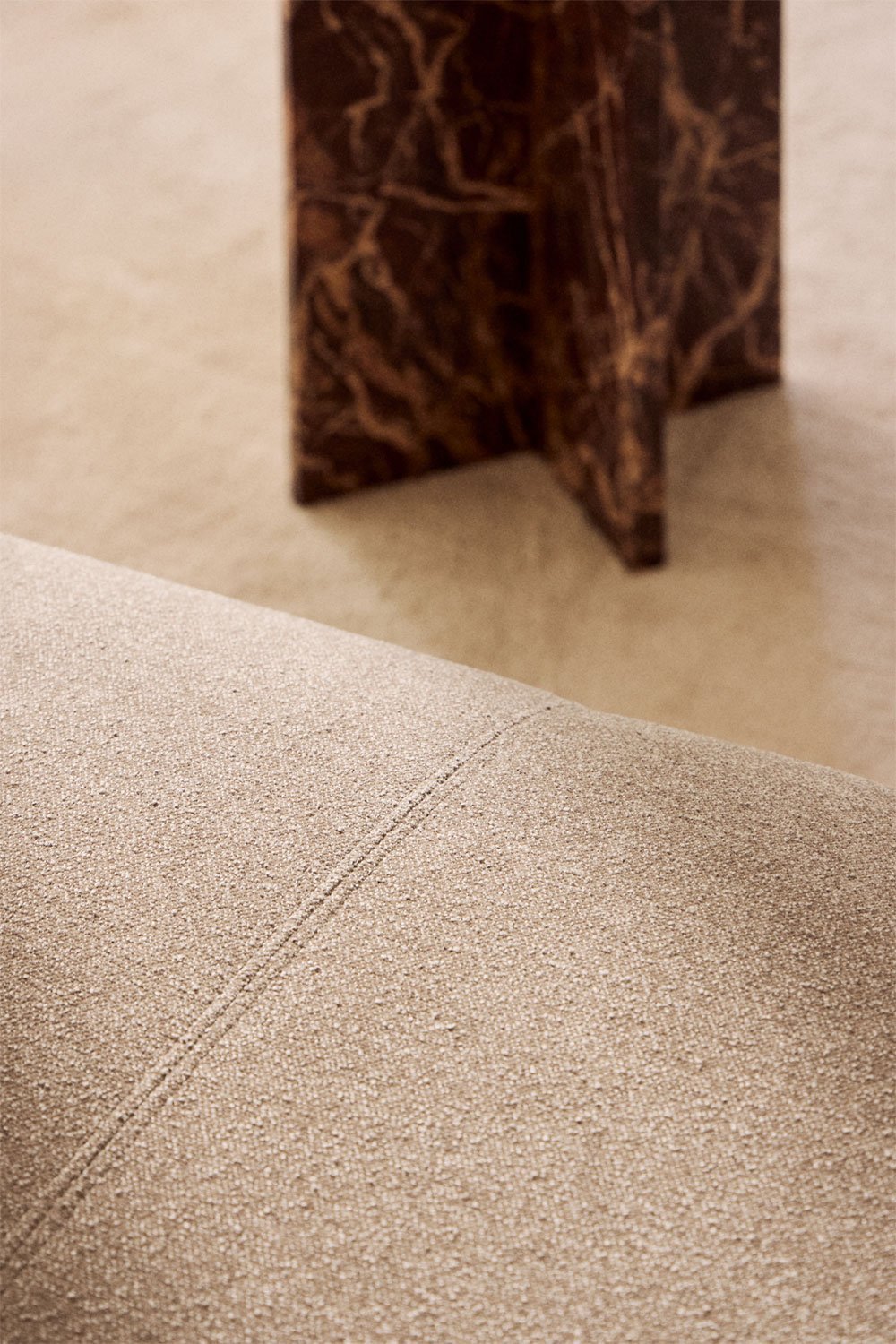 2-Sitzer-Sofa aus Chenille-Stoff und Eisen Jolie, Galeriebild 3