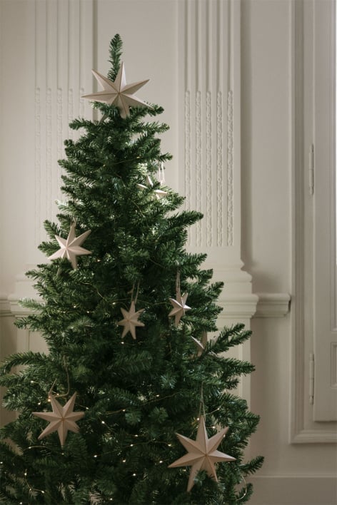 3er-Set Weihnachtsschmuck aus MDF Perg