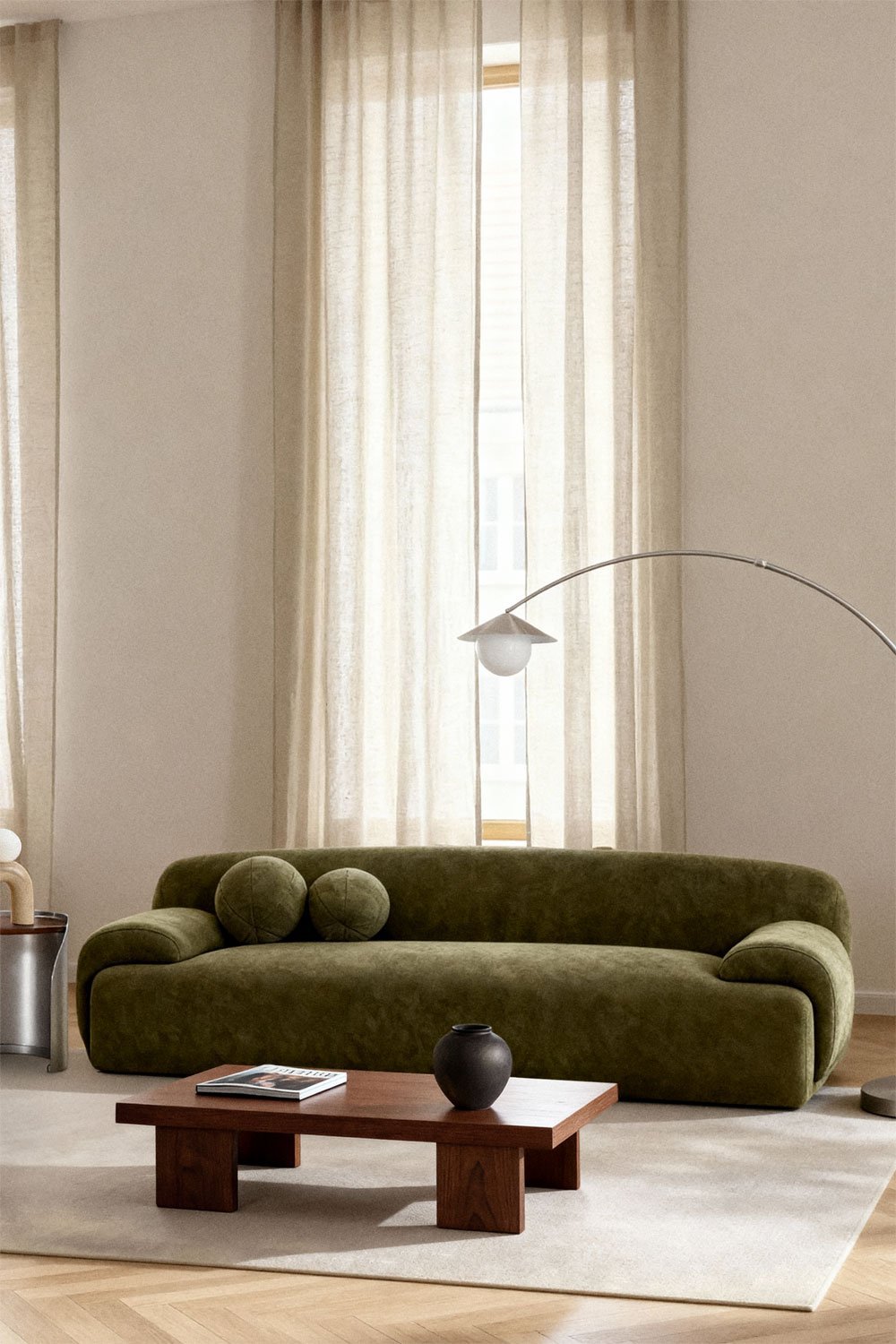 3-Sitzer Sofa Shirina bezogen, Galeriebild 1