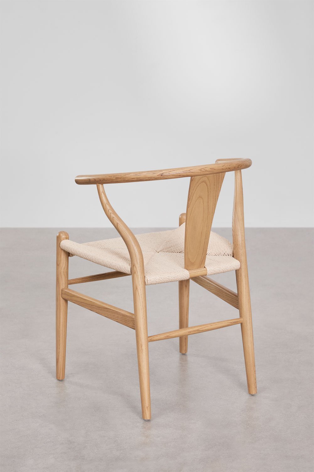 Ulmenholz Esszimmerstuhl Uish Edition, Galeriebild 5