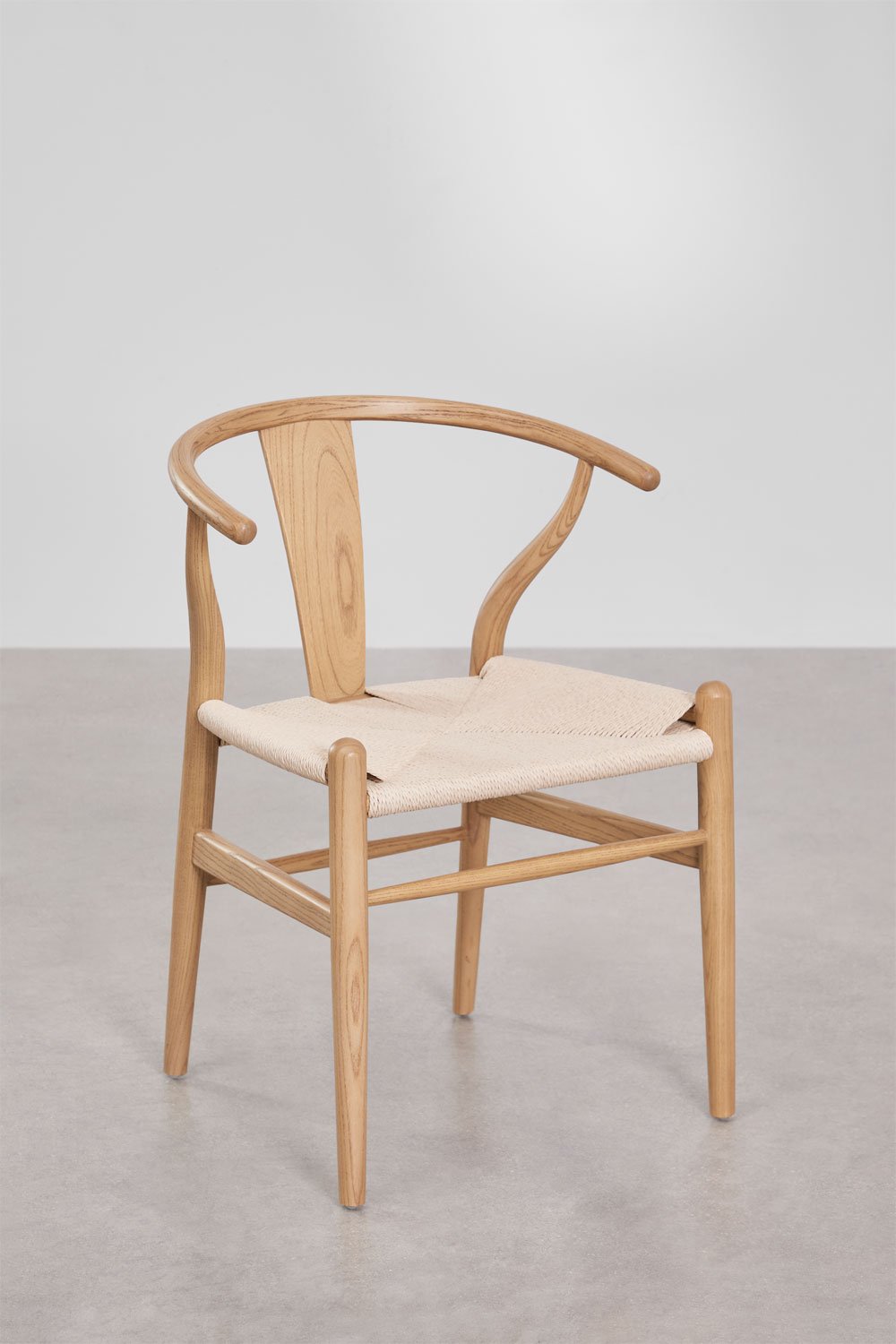 Pack mit 2 Esszimmerstühlen aus Ulmenholz Uish Edition, Galeriebild 3