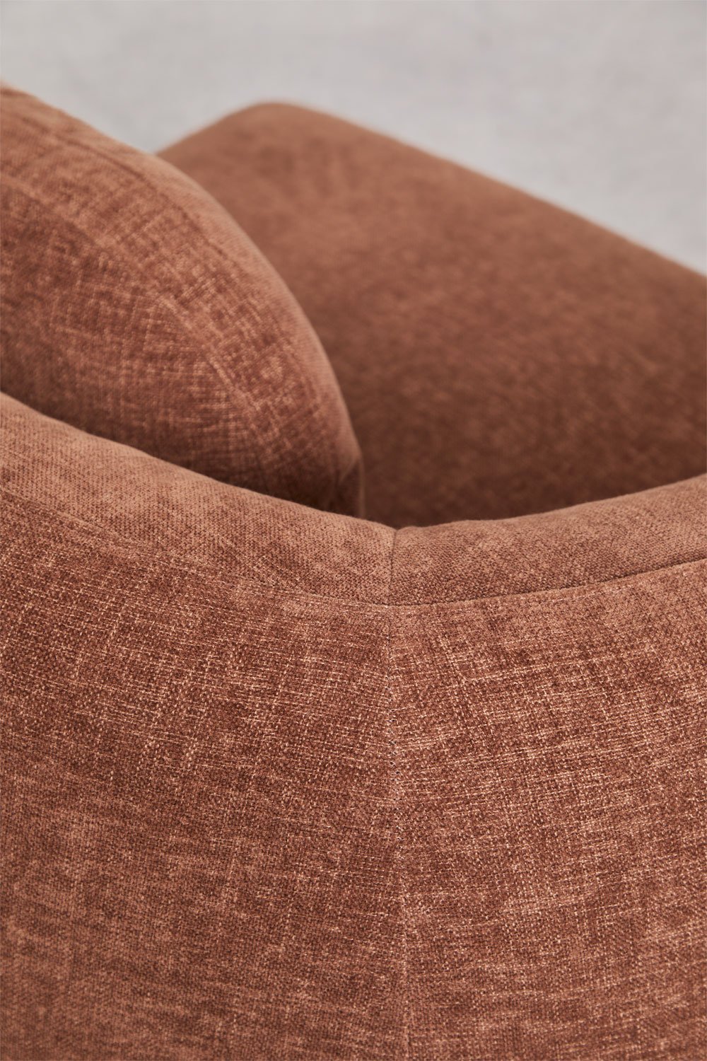 2-teiliges modulares Sofa aus Chenille Coquette, Galeriebild 4