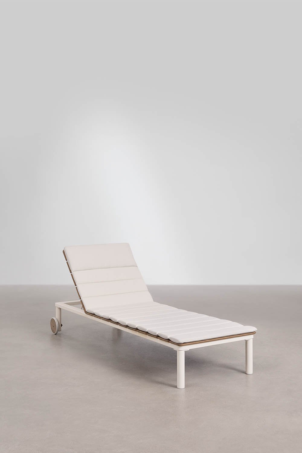 Verstellbare Liege aus Akazienholz Sirka, Galeriebild 1