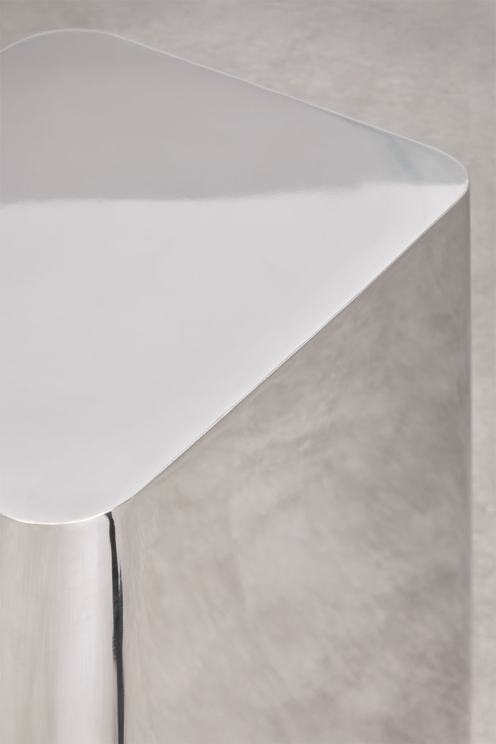 Quadratischer Nachttisch aus Stahl Loraq, Galeriebild 4