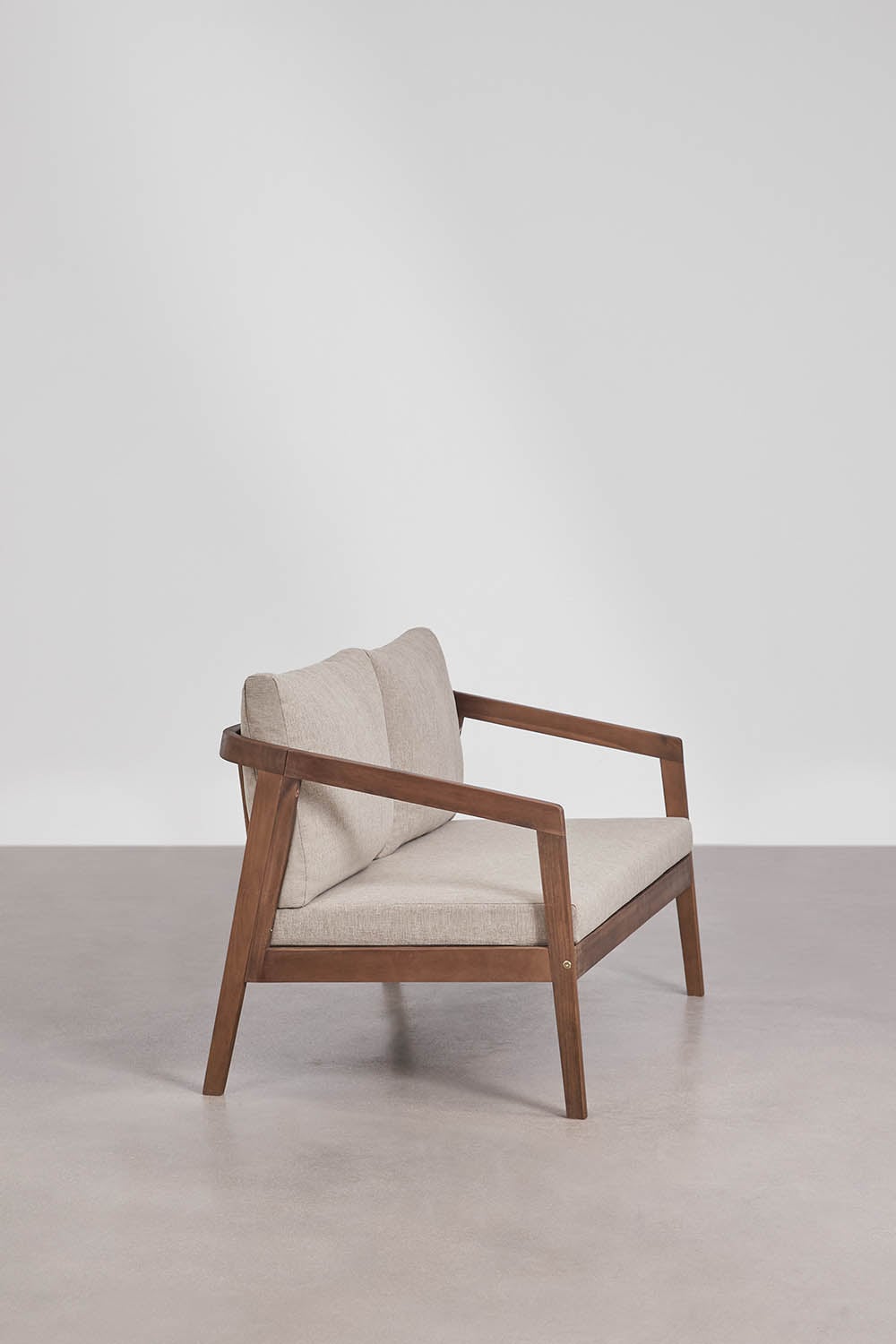 2-Sitzer-Sofa aus Akazienholz Kaela, Galeriebild 3