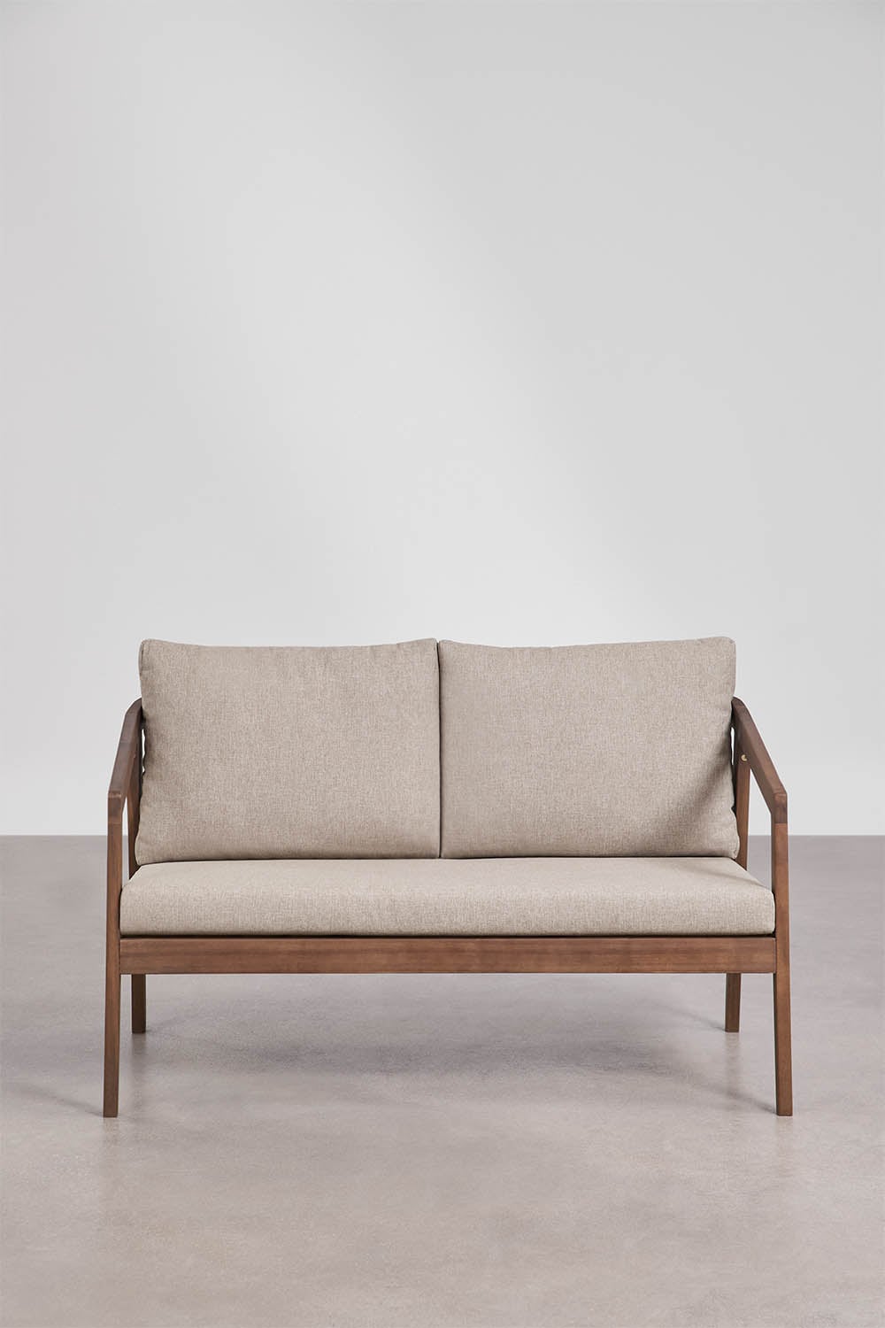 2-Sitzer-Sofa aus Akazienholz Kaela, Galeriebild 4