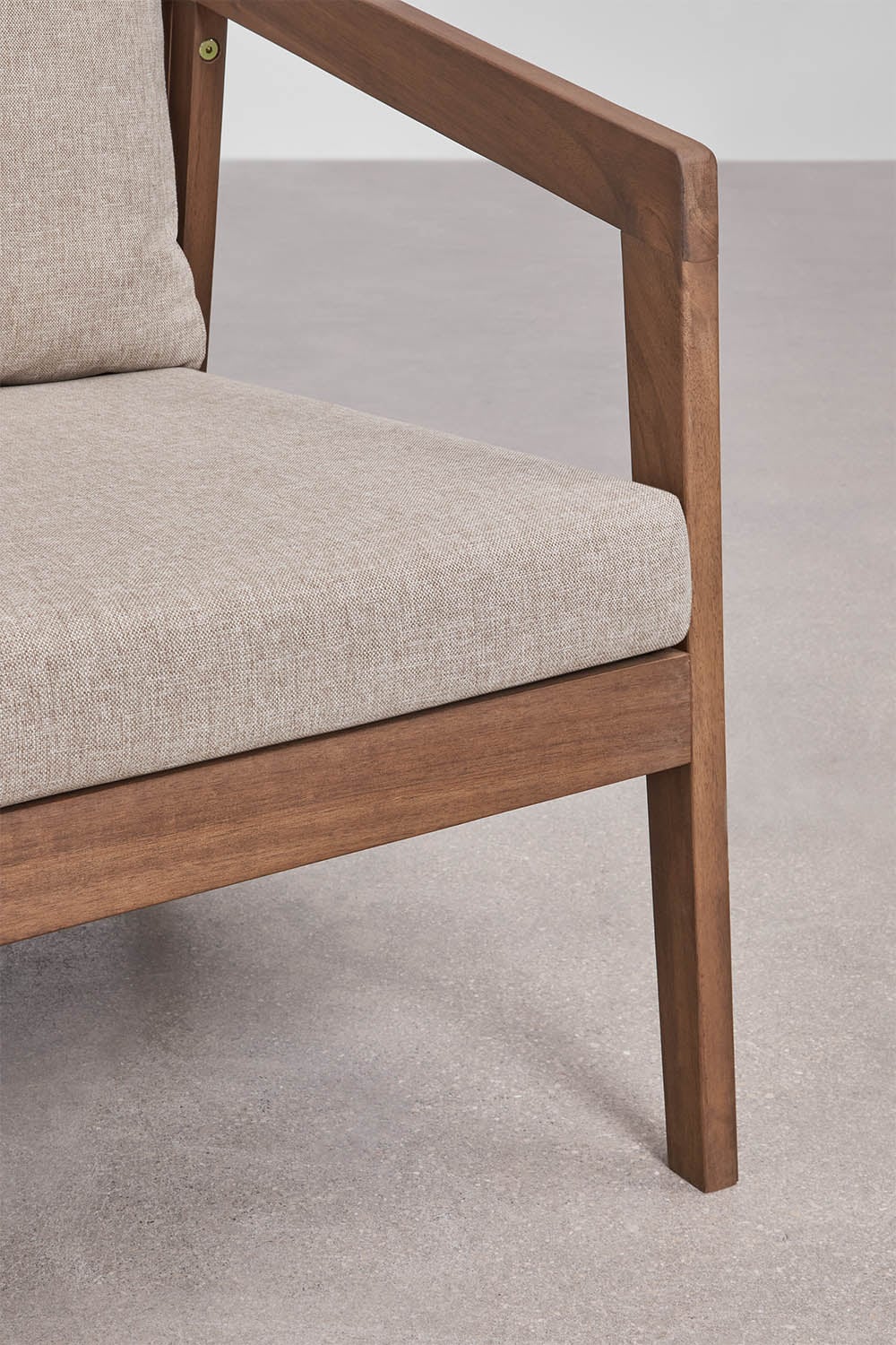 2-Sitzer-Sofa aus Akazienholz Kaela, Galeriebild 7