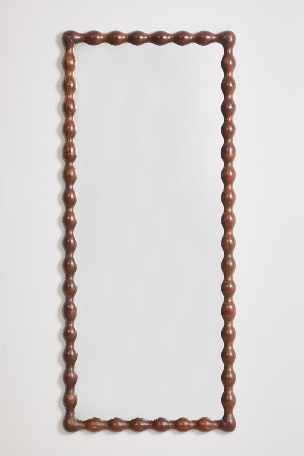 Rechteckiger Wandspiegel aus Mangoholz Tessaia, Galeriebild 3