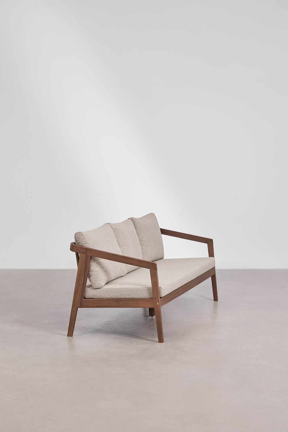 3-Sitzer-Sofa aus Akazienholz Kaela, Galeriebild 3