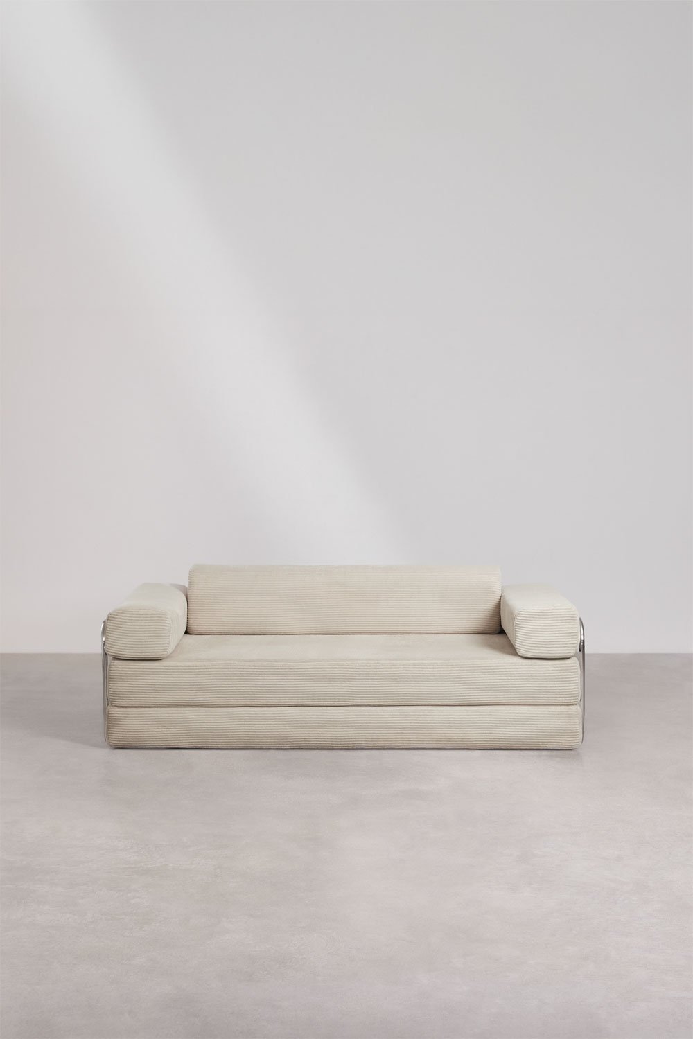 Zweisitziges Schlafsofa aus Vakuumverpacktem Cord Mitchie, Galeriebild 6